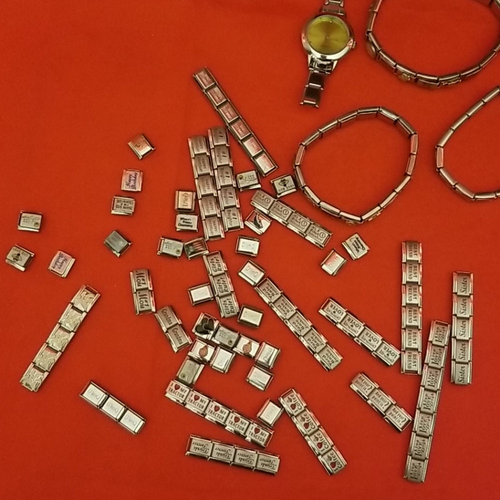 Large lot Charm D'Linq Bracelet charms watch